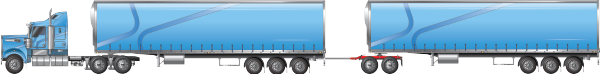 picture is of an 11 axle a double