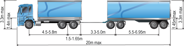 picture is of a high bin combination with a bin height of up to 3.3m