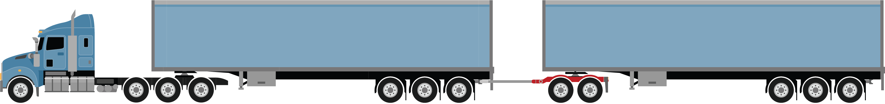 A-double (single steer)