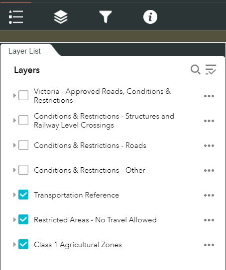 Image of the Agricultural Map layer
