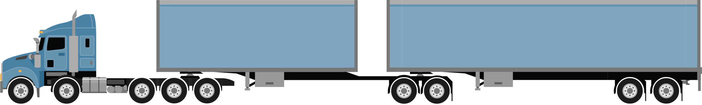 B-double twin steer tri-drive (2-2) (26.0m)