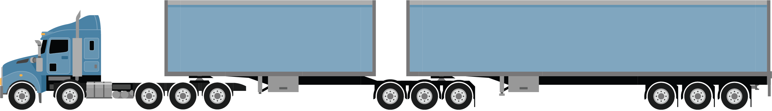 B-double twin steer tri-drive (3-3) (26.0m)