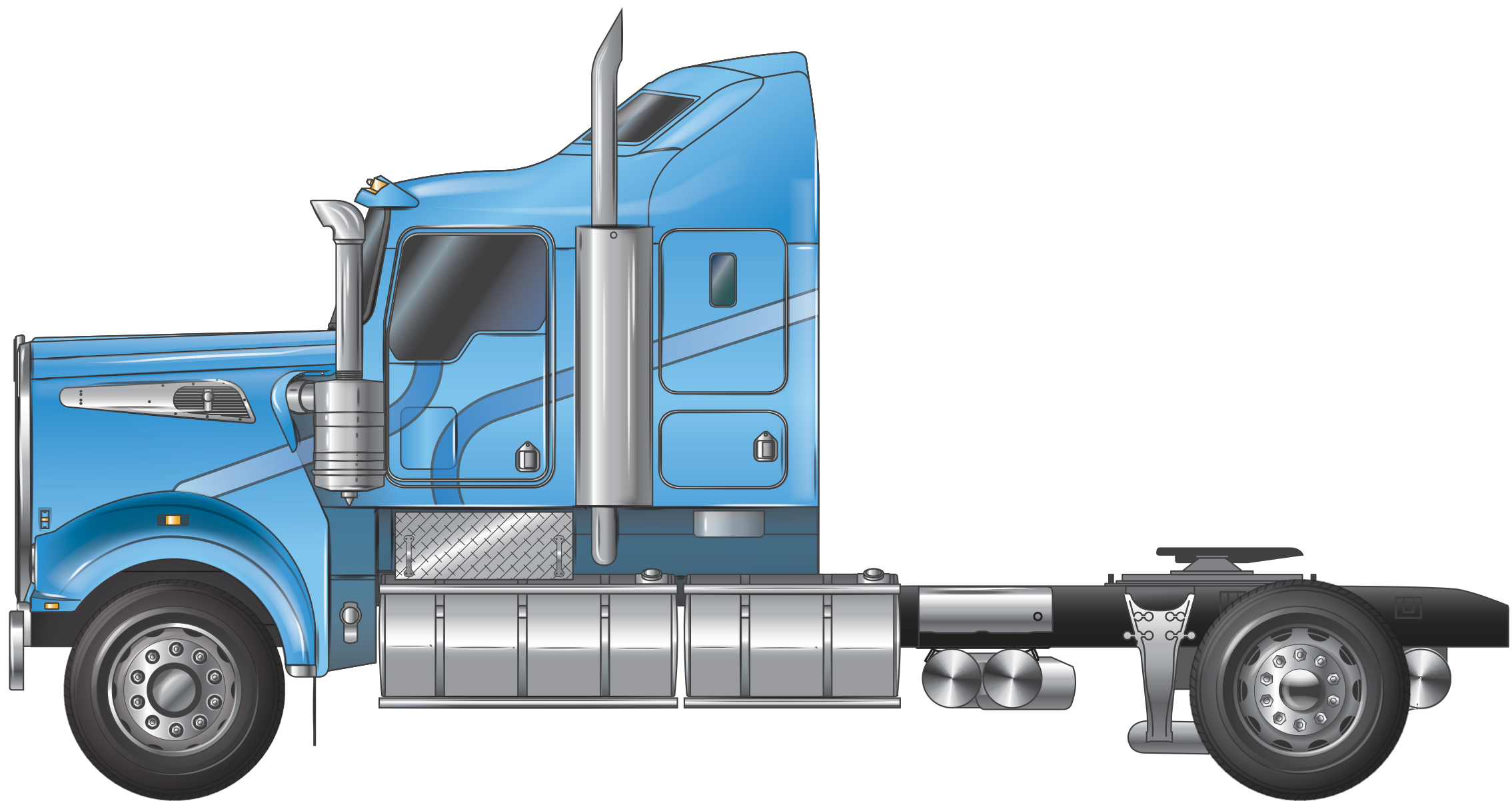 prime mover long bonnet 1-1 axle with no trailer