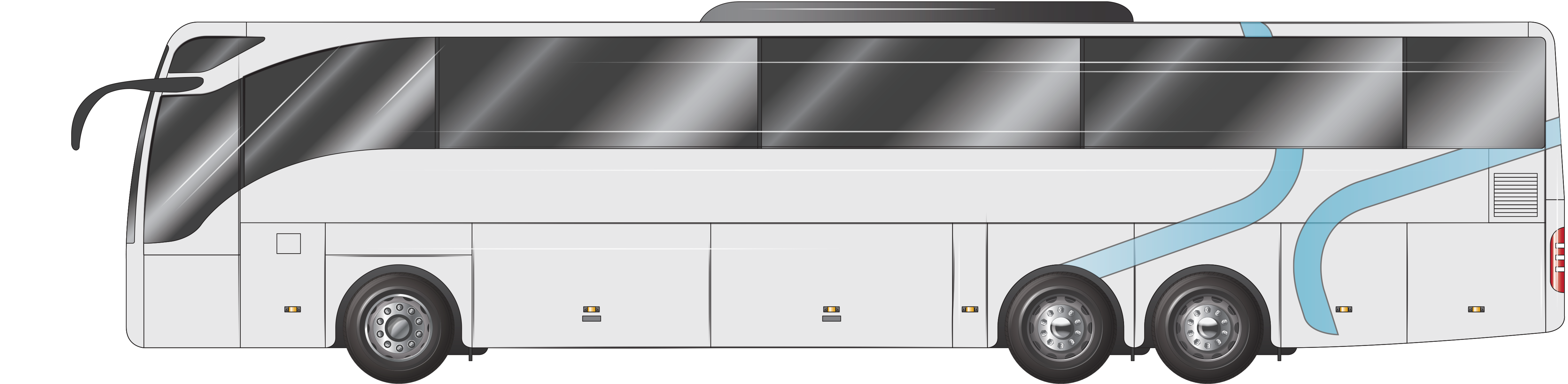 Complying three-axle bus example