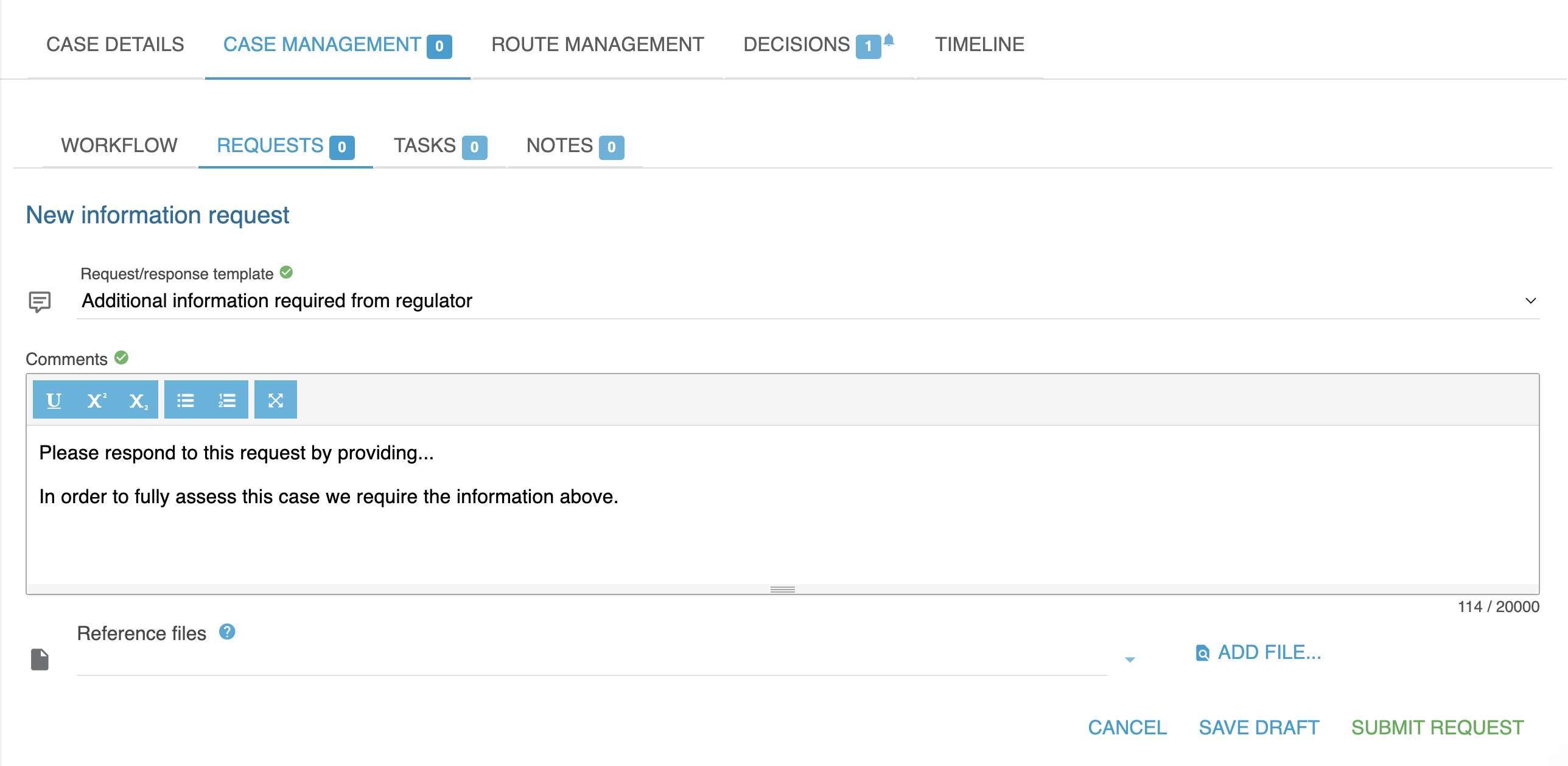 In the NHVR Portal a request for a permit update should be done via the case managements tab through an information request.