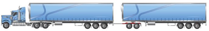 picture is of an 11 axle a double at 30m