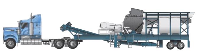example of a Prime Mover Towing an Agricultural Plant Trailer