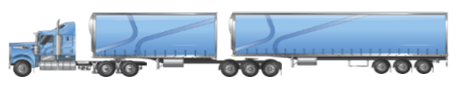 Prime mover long bonnet 1-2 axle Semitrailer 3 axle A-trailer 3 axle