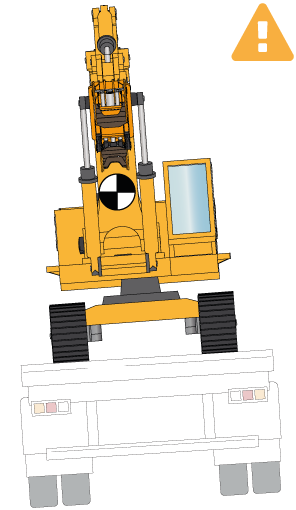 When driving a loaded vehicle, think about how the load type and position affect stability, steering and braking.