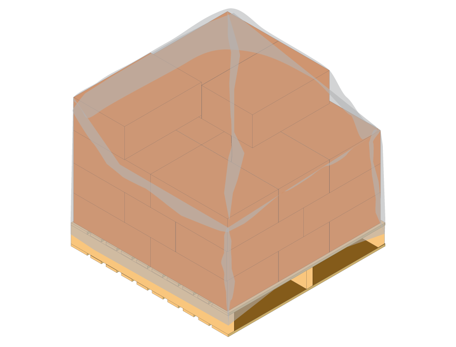 Shrink wrapping tightens when a heat source is applied to increase the tension around a load.