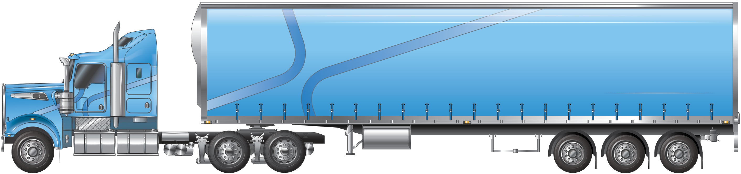 a prime mover and semitrailer combination.