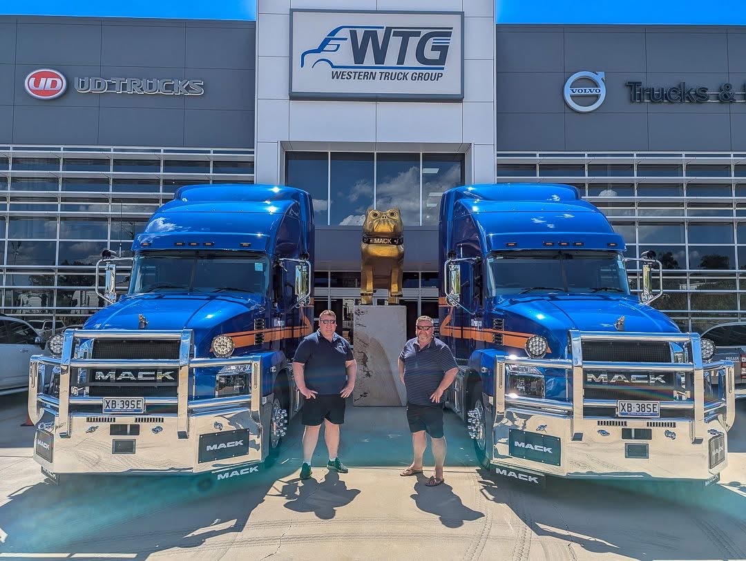 Image: Left: Jack O’Brien - OBrienco Transport National Sales and Linehaul Manager, Right: John O'Brien - OBrienco Transport Managing Director