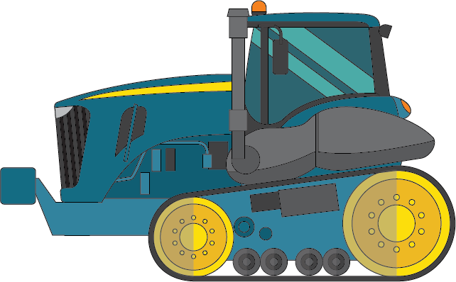 Ag notice - Example of B a dual tracked tractor