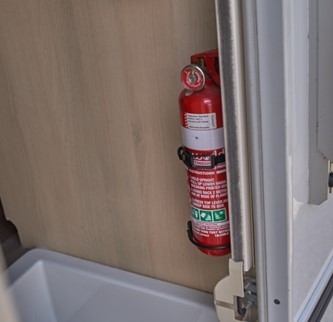 Example of a fire extinguisher