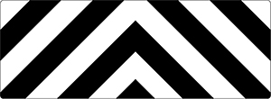 warning pattern black and white stripes
